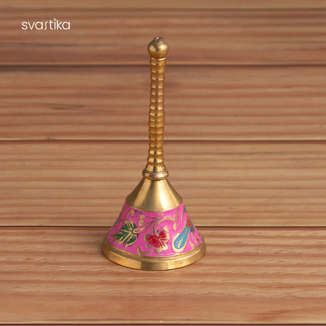Brass Engraved Pooja Thali Set