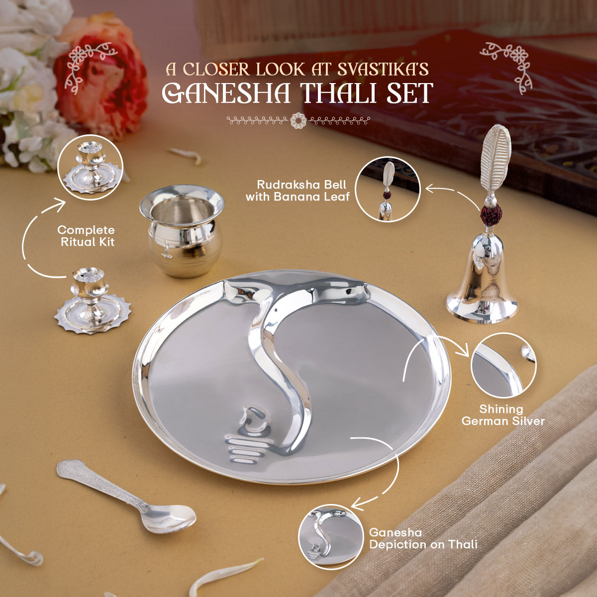 pooja plate set