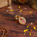 Brass Designer Meenakari Pooja Thali (10 Inch)