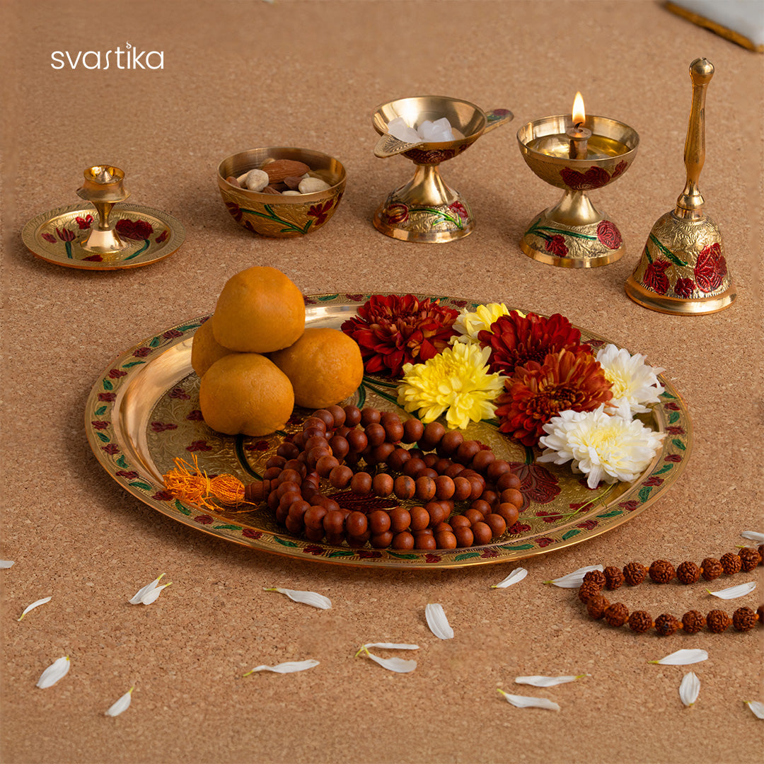 meenakari pooja thali
