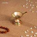 brass meenakari 