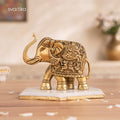 Brass Elephant Statue 