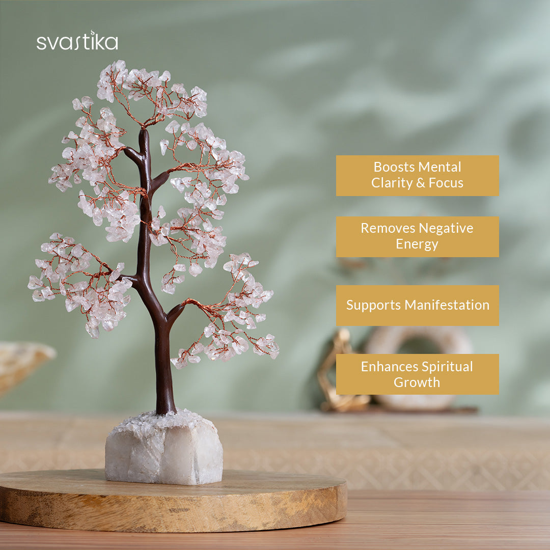 Clear Quartz Crystal Tree for vastu