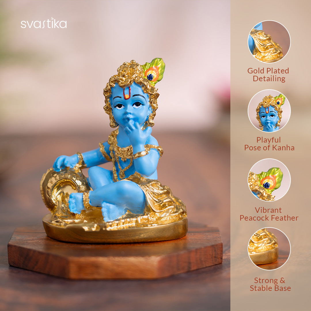 Laddu Gopal Krishna Makhan Murti 