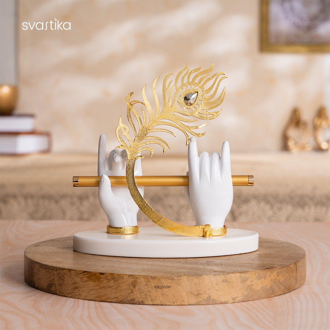 Lord Krishna's Divine Hands Idol 