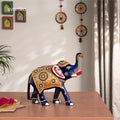 Blue Elephant Statue