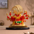 Panchmukhi Hanuman murti With Orange Enamel 