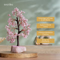Rose Quartz Crystal Tree for vastu