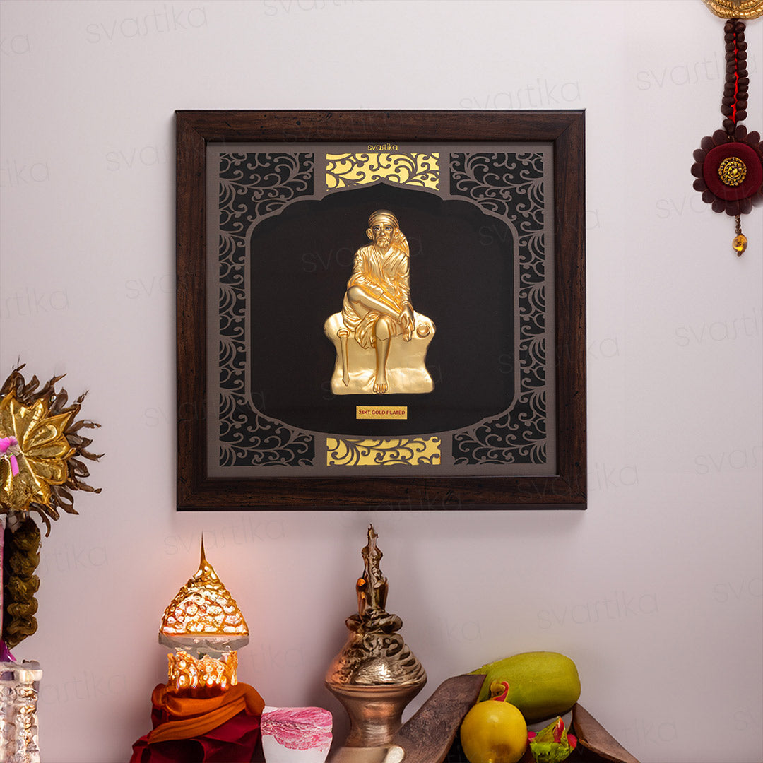 Sai-Baba-3D-Wall-Frame-for-Home-24K-Gold-Plated-Finish