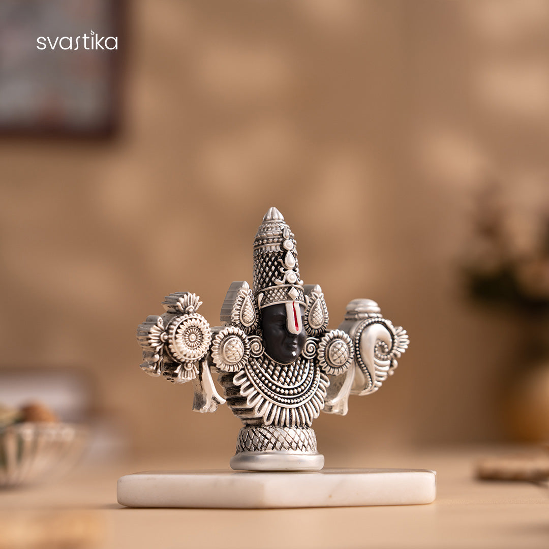  Tirupati Balaji silver idol 