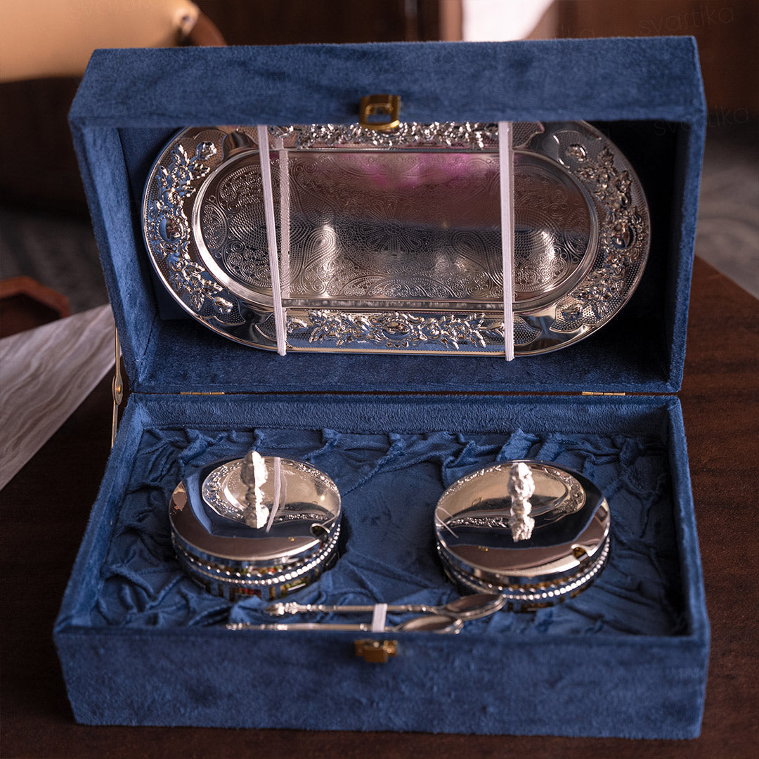 designer serving trays