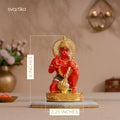 Sinduri Hanuman Murti - Gold Plated (6 Inch)
