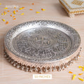 Swastik Engraved Pooja Thali 