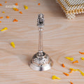 Swastik Engraved Pooja Thali Silver Plated 