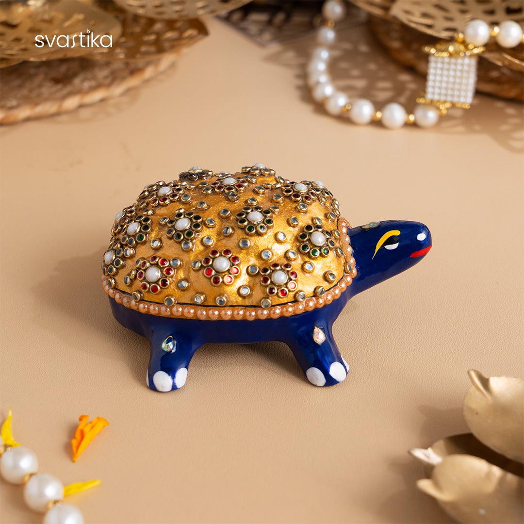 Artistic Meenakari Tortoise 