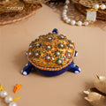 Meenakari Tortoise decor statue