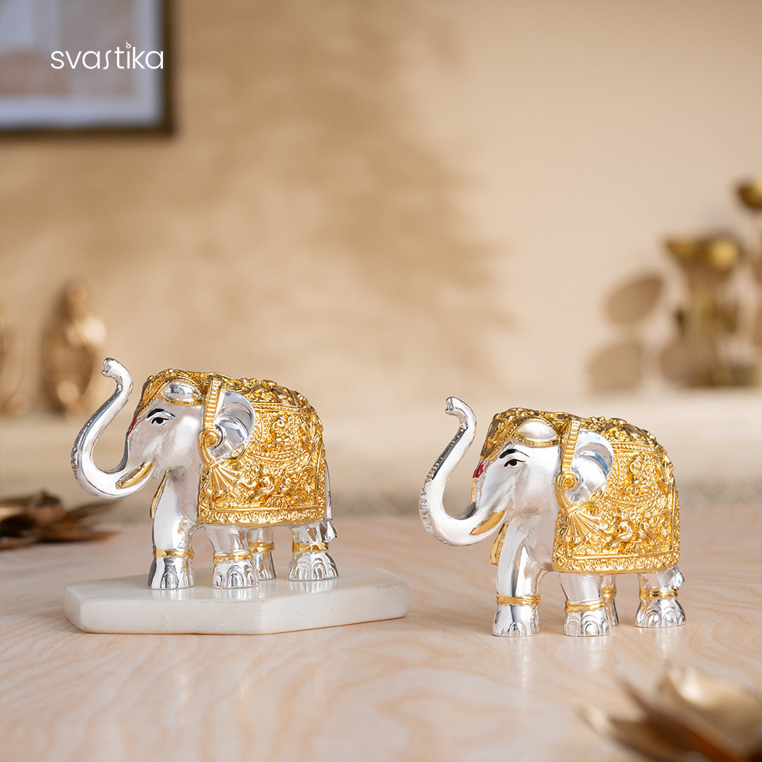 TrunkUp Elephant Pair 