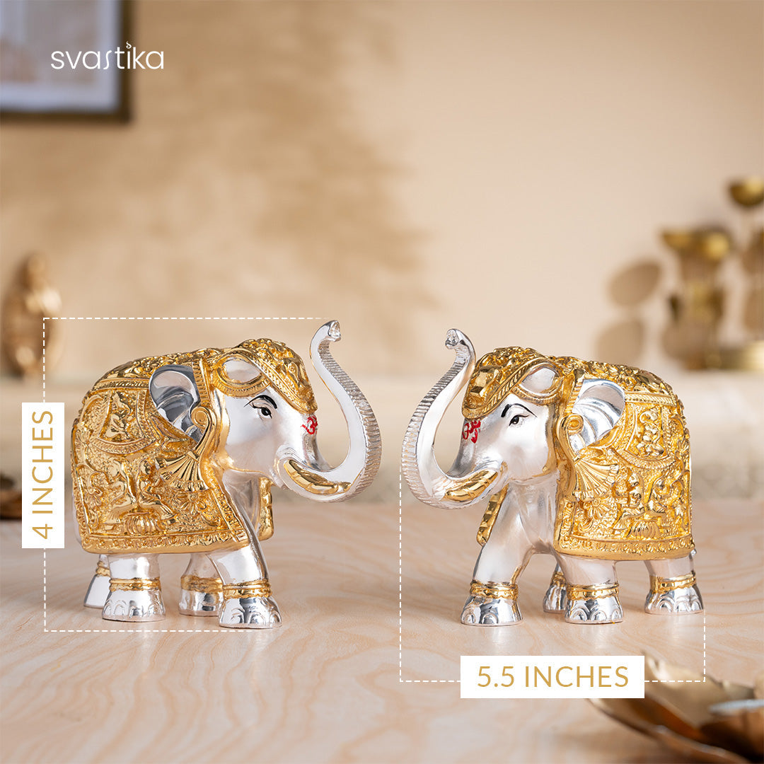 TrunkUp Elephant Pair 