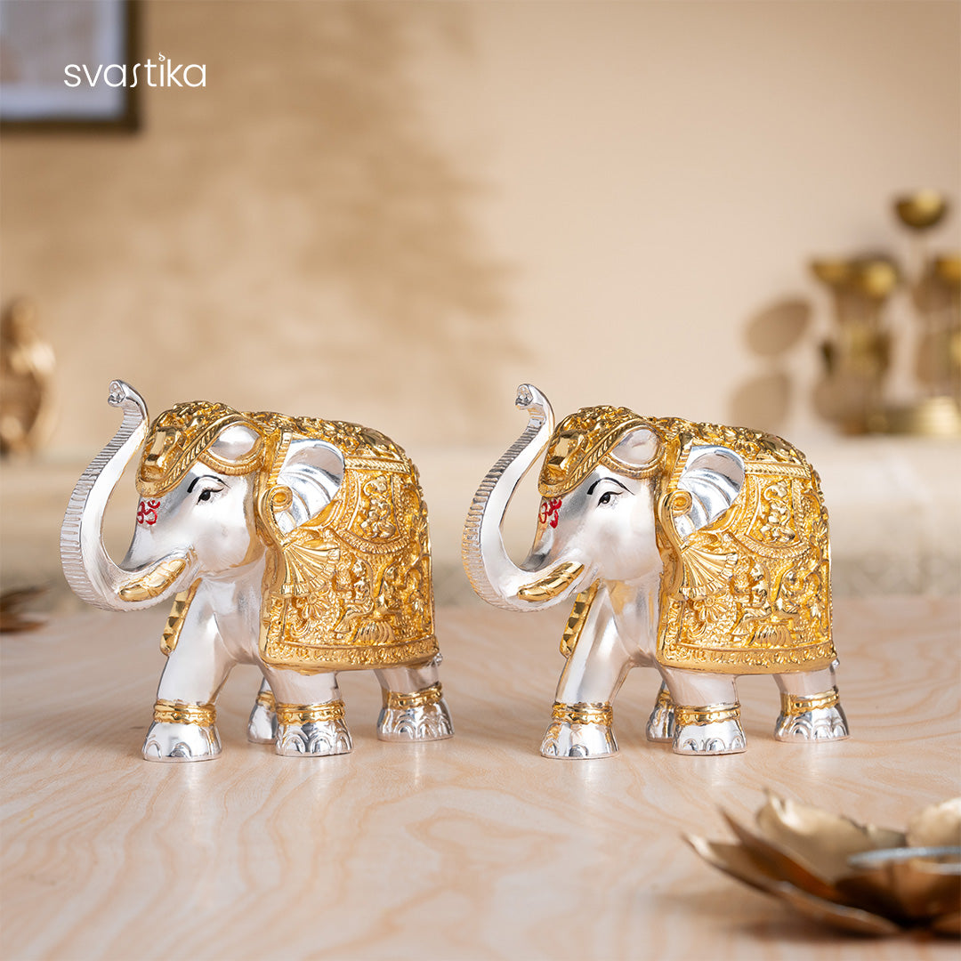 TrunkUp Vastu Elephant Pair 