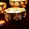 Urli to light up diya 