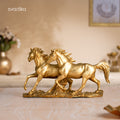 Vintage Running Horse Antique Statue 