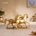 Vintage Running Horse Antique Statue 