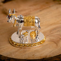Kamdhenu with calf murti for mandir 